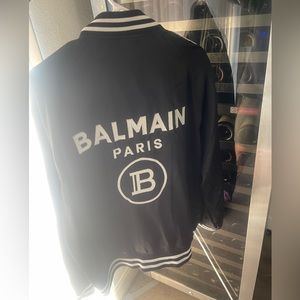 Balmain Letter “B” varsity bomber jacket XL (size 56FR)